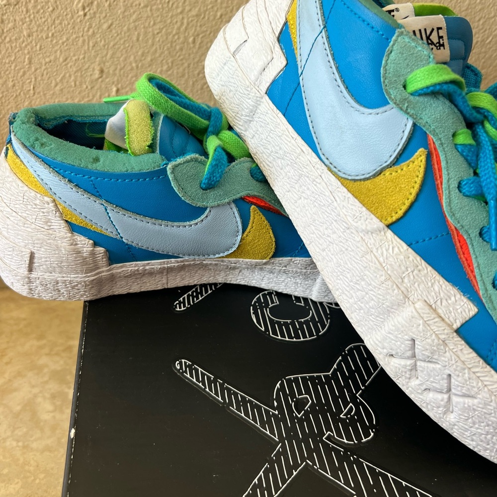 🎈HP🎉🥳 Nike Blazer Low Sacai Kaws 8M - Picture 9 of 12